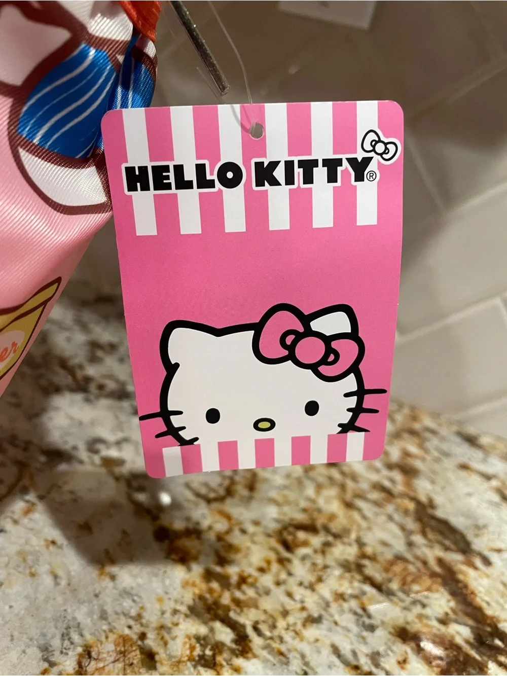 HELLO KITTY BACKPACK WITH BOW & TEDDY PRINT
